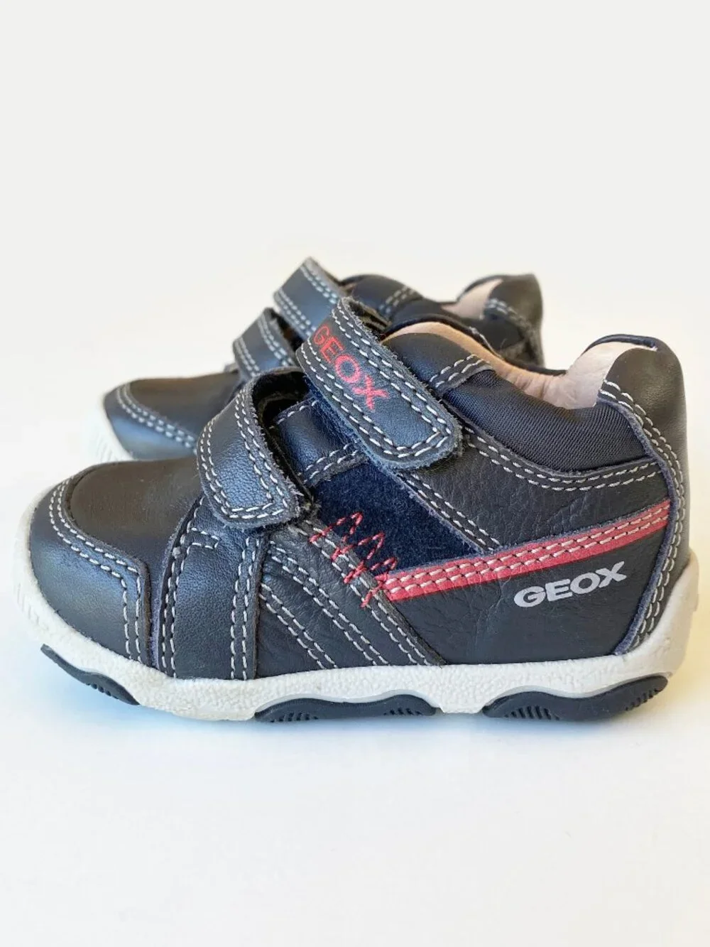 Geox Baby Boy Balu First Walker Leather Shoes EU 19 US 3.5-4